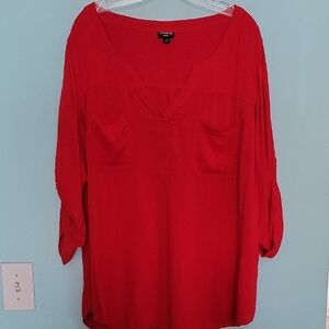 Women's Red Blouse